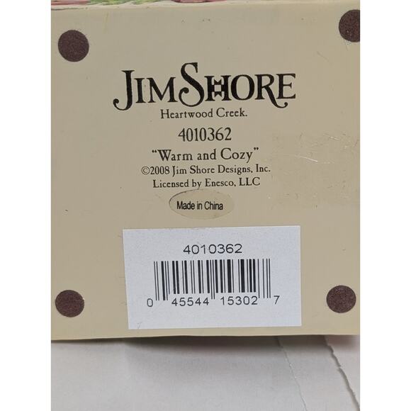 Jim Shore "Warm And Cozy" Snowman With Bird And Birdhouse. - Picture 11 of 12